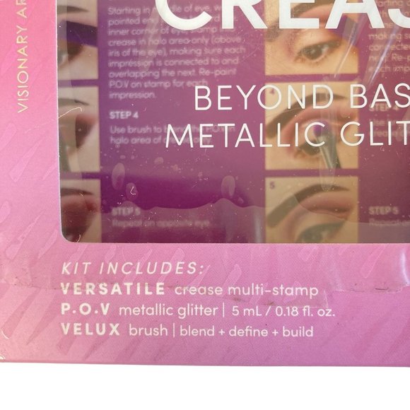 Vamp Stamp Vignette III Conquer The Cut Crease Beyond Basic Metallic Glitter - Picture 7 of 11